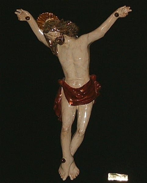 Crocifisso smaltato realizzato da Raffaele Bonaccorso