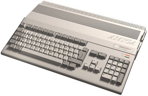 A model of the Commodore Amiga 500 computer.