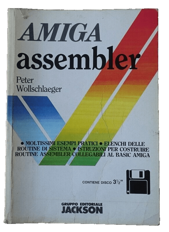 Cover of Jackson's Amiga Assembler book.