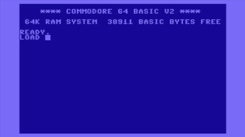 Commodore 64 home screen