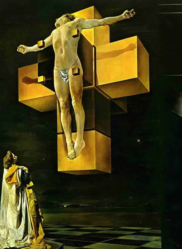 Crocifissione del "Corpus Hypercubus" di Salvador Dalì