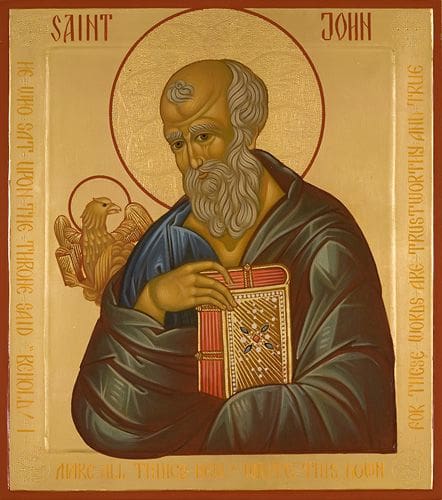 Orthodox icon depicting St. John the Evangelist