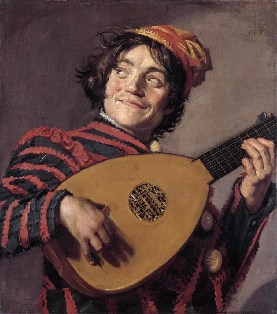 The Lute Player by Franc Hals. The lute player can be considered the father of the romantic and therefore modern guitar.