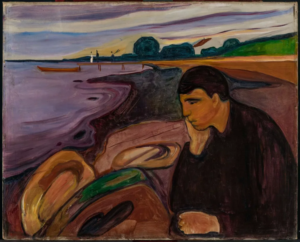 Melanchiolie by Edvard Munch